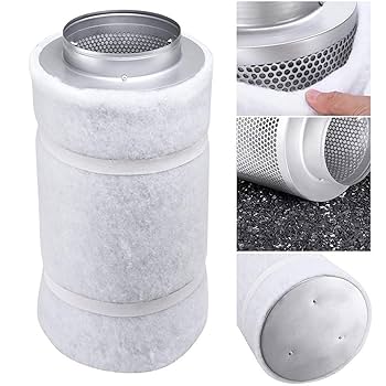 Amazon.co.jp: MYHO 空気カーボンフィルター 栽培 約10cm